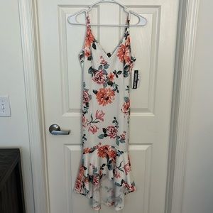 Brand New White Floral Dress, Design Lab by Lord & Taylor